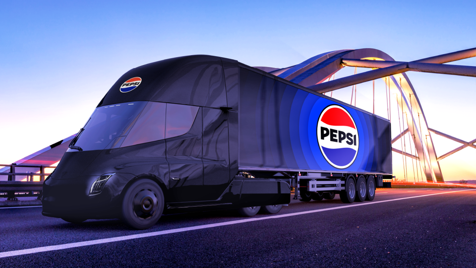 Pepsi's new truck design. (PEPSI)