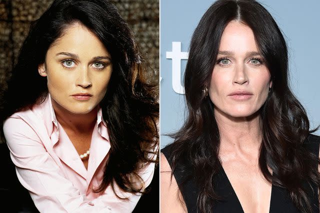 <p>20th Century Fox Film Corp. All rights reserved, Courtesy: Everett Collection; Araya Doheny/FilmMagic</p> Robin Tunney on 'Prison Break'