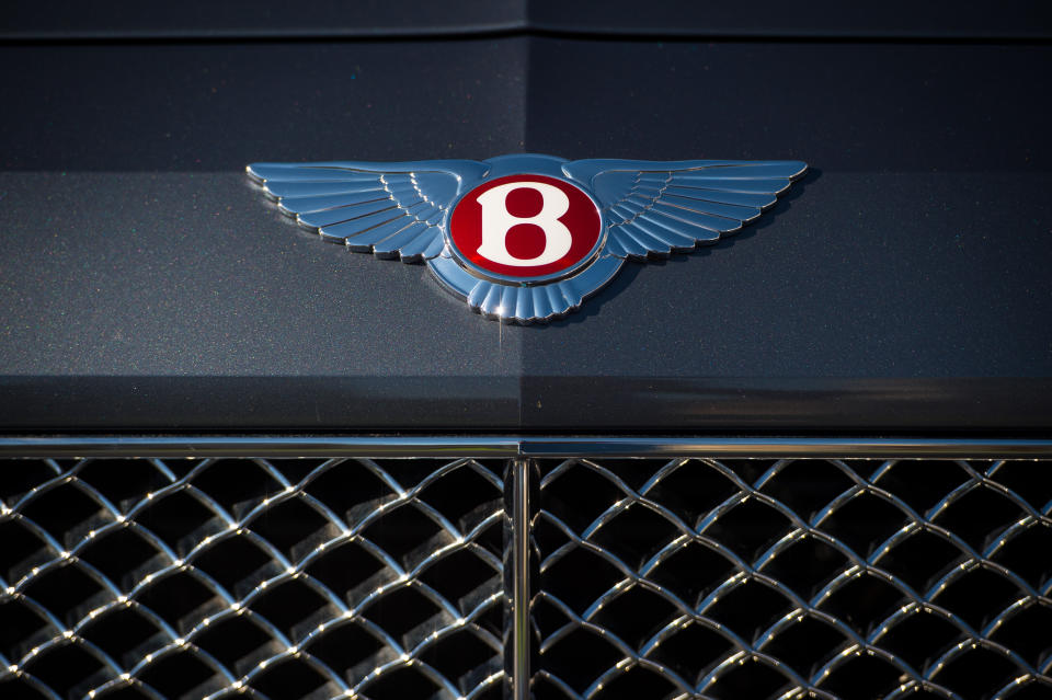 A Bentley Flying Spur car 