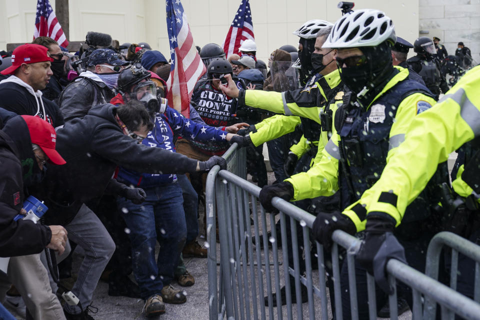 Trump supporters storm Capitol, clash with police