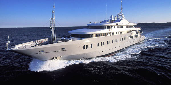 <b>Annaliesse Yacht </b> Though it’s currently off the rental market, the Annaliesse yacht once commanded a hefty price tag starting at US$843,478 per week. Catering to 36 guests, it featured marble baths, a fully equipped dive centre, and a helipad which also converted into a circular sun tanning deck. Every excess you could think of was on board.