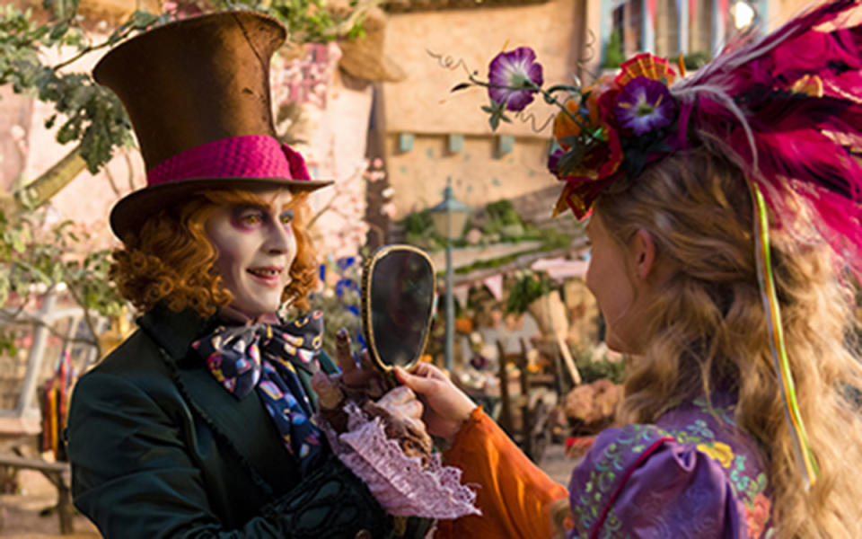 Johnny Depp and Mia Wasikowska star in 'Alice Through the Looking Glass.' <p>Walt Disney Pictures</p>