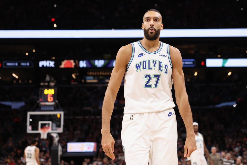 明尼蘇達灰狼Rudy Gobert。（NBA Photo by Christian Petersen/Getty Images）