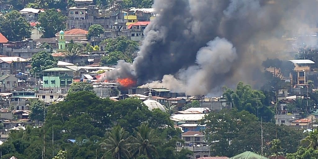 pro islamic state militant attack philippines Mindanao Island