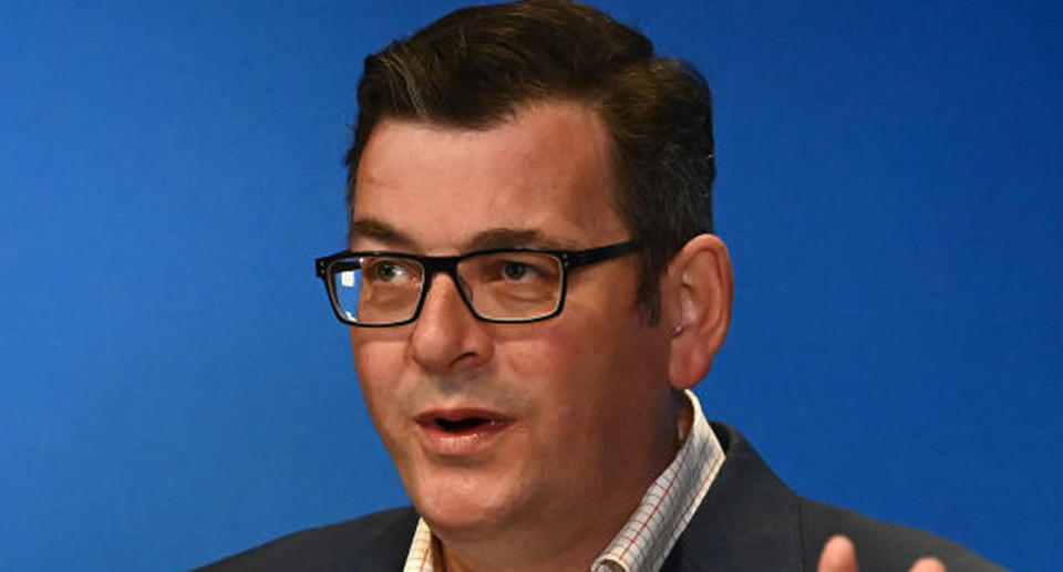 Premier Daniel Andrews has hailed the surging vaccination rates in his state. Source: Getty