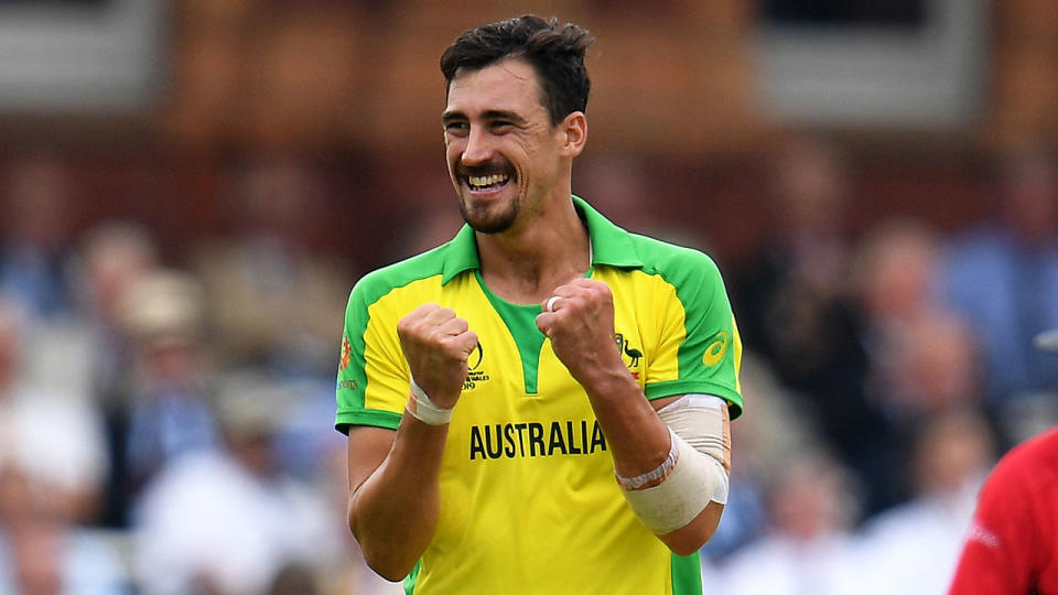 Mitchell Starc ripped through England at Lord's two weeks ago. Pic: Getty