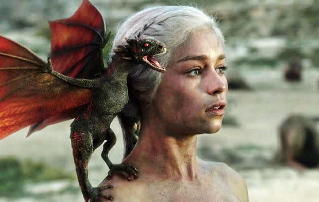 The Mother of Dragons returns! Source: HBO