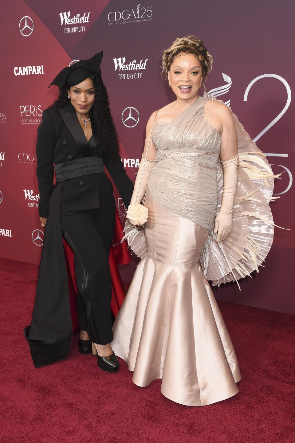 Angela Bassett and Ruth E. Carter at the 25th Costume Designers Guild Awards held at the Fairmont Century Plaza on February 27, 2023 in Los Angeles, California.