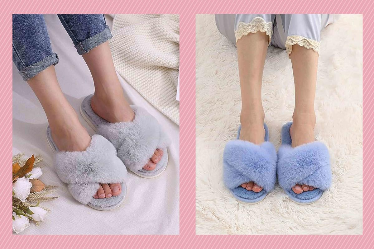 These Fuzzy Slippers Feel Like ‘Walking on Clouds’ — and They’re on ...