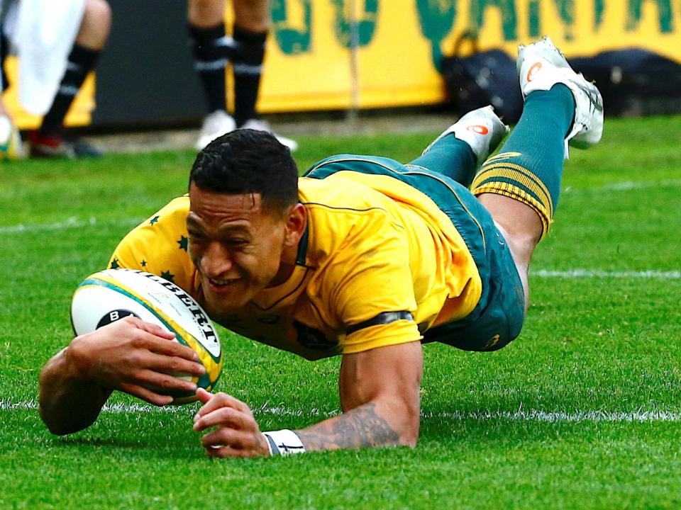 Israel Folau has joined Super League side Catalans Dragons after his rugby union sacking last year: Reuters