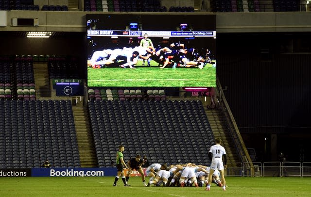 Edinburgh v Glasgow in action