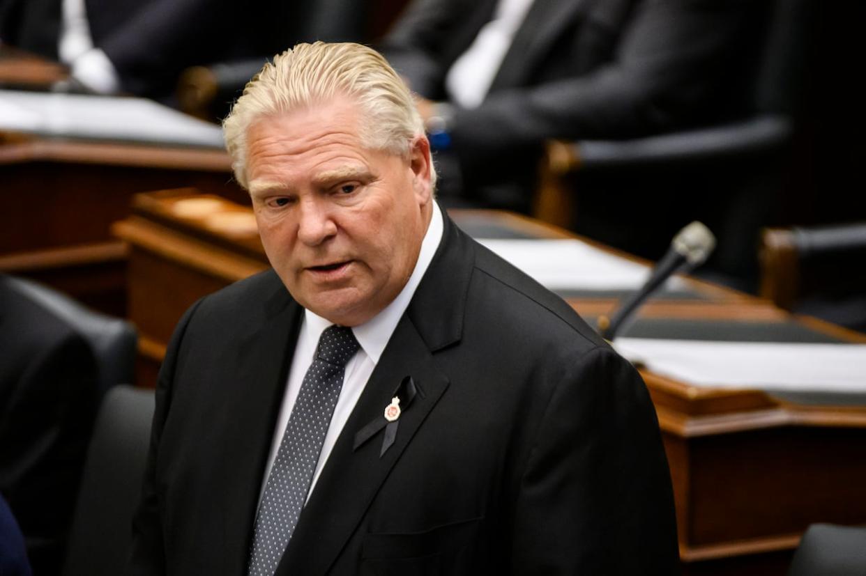 A key part of Toronto's plan to address it's financial crisis - a municipal sales tax - hinges on approval from Ontario Premier Doug Ford. (Christopher Katsarov/The Canadian Press - image credit)