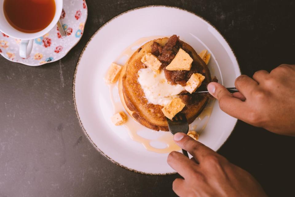 Gluten-free pancakes at Common Lot in Millburn