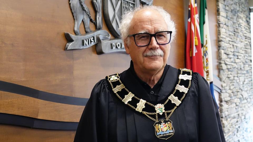 Hastings County Warden Bob Mullin is shown on April 25, 2024.        
