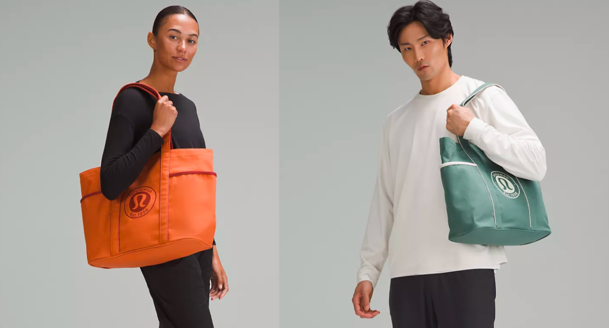 Lululemon's Daily Multi-Pocket Canvas Tote Bag is summer's new must-have bag. Images via Lululemon.