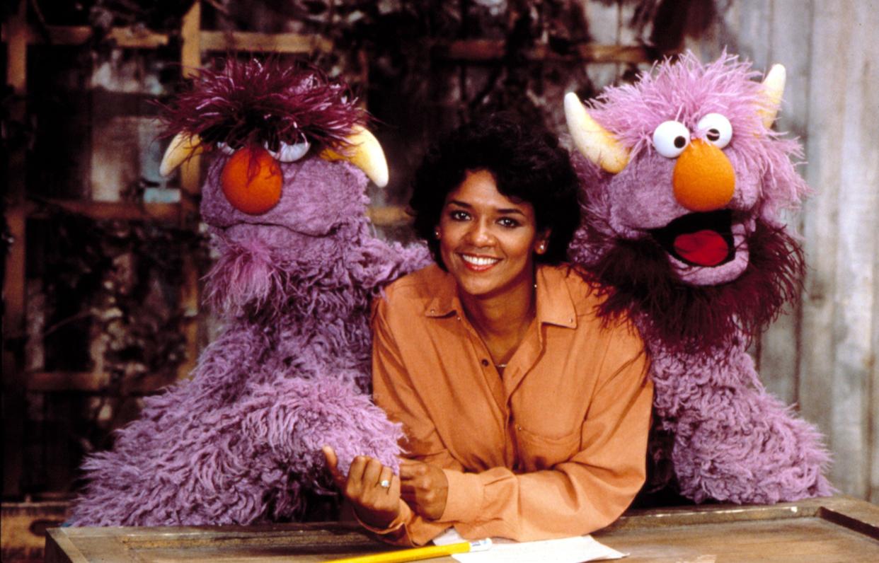 Sonia Manzano is seen on "Sesame Street" early 1990s.