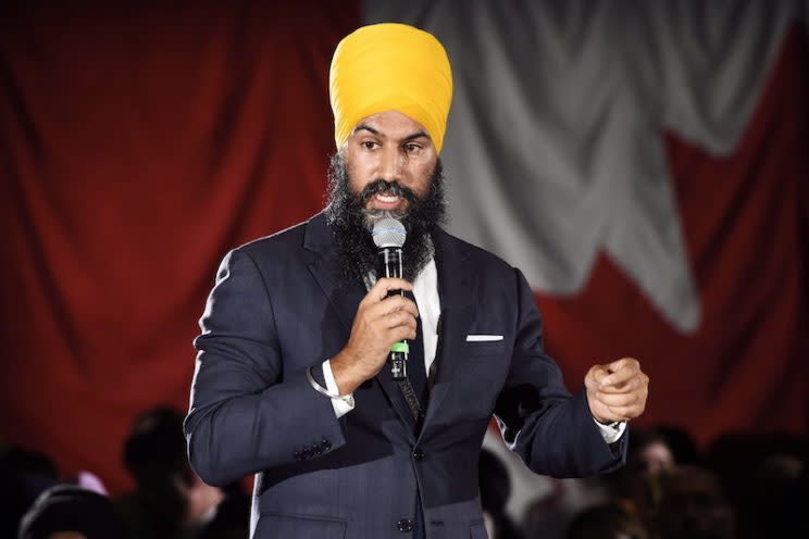 Ontario MPP Jagmeet Singh would like to become the next federal leader of the NDP. A new survey suggests the majority of Canadians would vote for a party led by a Sikh candidate, such as Singh. Photo from CP.