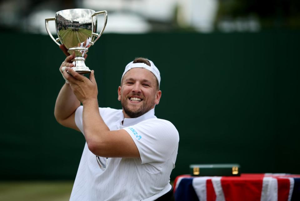 Retired professional tennis player and 2022 Australian of the Year Dylan Alcott is among the Australians heading to the Queen’s funeral on Thursday (Steven Paston/PA) (PA Archive)