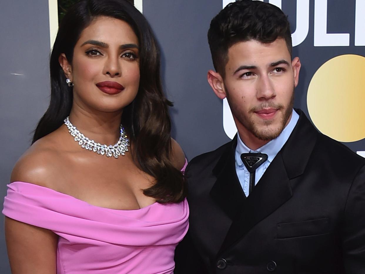 priyanka chopa nick jonas golden globes january 2020