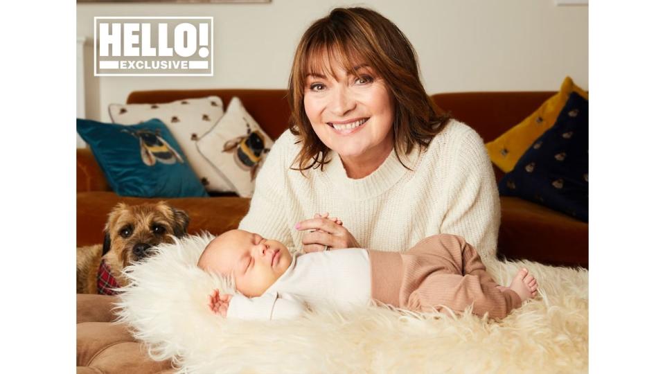 Lorraine Kelly poses with baby Billie for exclusive HELLO! shoot