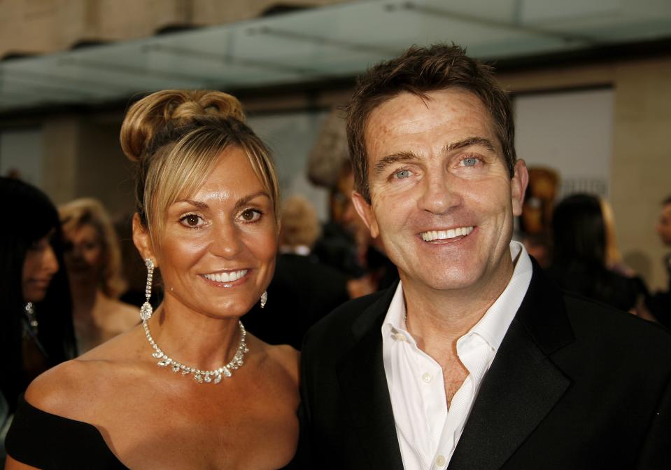 LONDON - MAY 07: (UK TABLOID NEWSPAPERS OUT) Actor Bradley Walsh and his wife Donna arrive at the Pioneer British Academy Television Awards 2006 at the Grosvenor House Hotel on May 7, 2006 in London, England. (Photo by Gareth Davies/Getty Images)