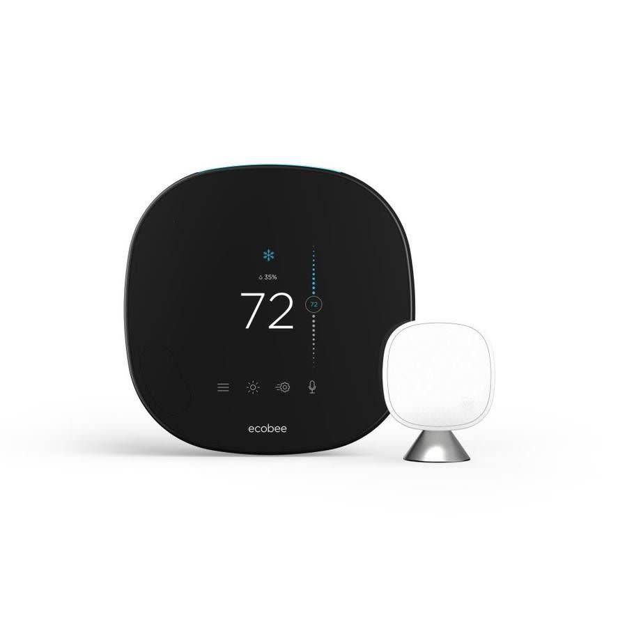 ecobee with Voice Control Black Smart Smart Thermostat