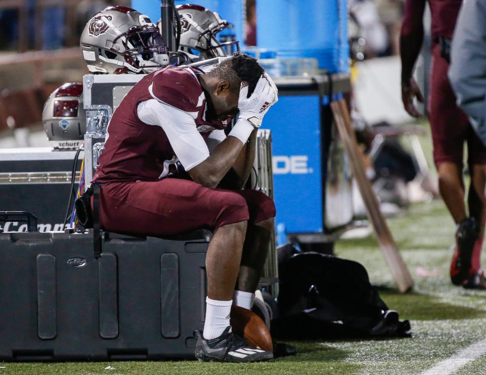 Missouri State lost to the UT-Martin Skyhawks 32-31 in the first round of the FCS Playoffs at Plaster Stadium on Saturday, Nov. 27, 2021.