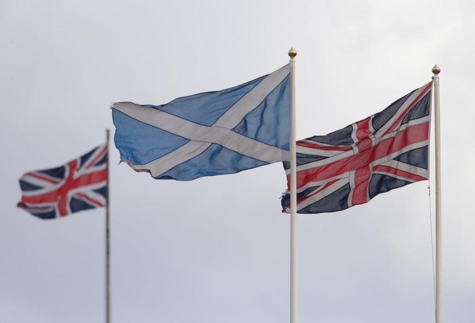 The poll found agreement in Scotland, Wales and England over shared values (Yui Mok/PA) (PA Archive)