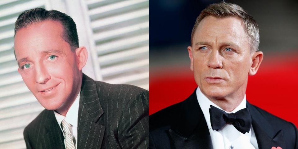 Bing Crosby (1950) and Daniel Craig