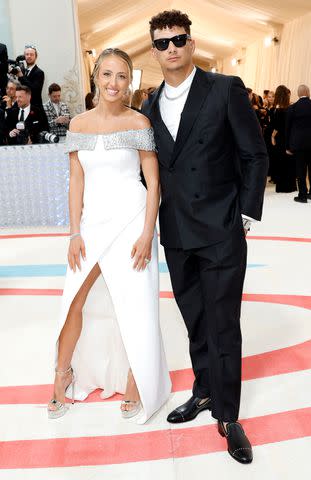 Mike Coppola/Getty Brittany and Patrick Mahomes at the 2023 Met Gala