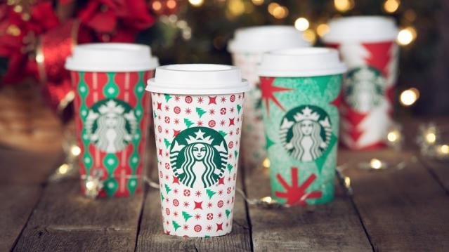 Merry Golden Christmas Tree Latte! A tour of Starbucks holiday