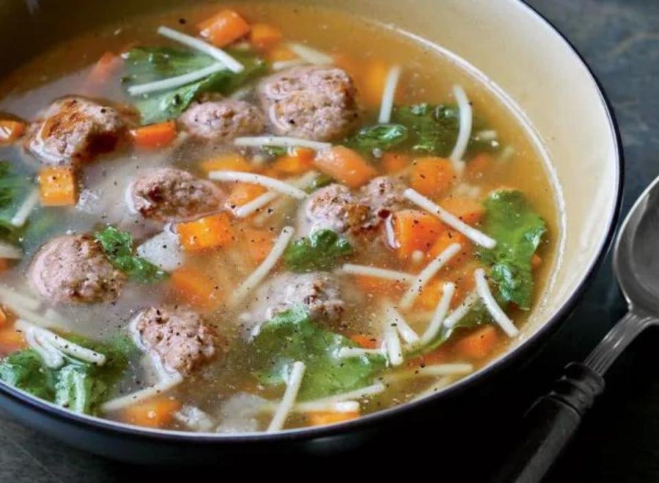 Italian Meatball soup