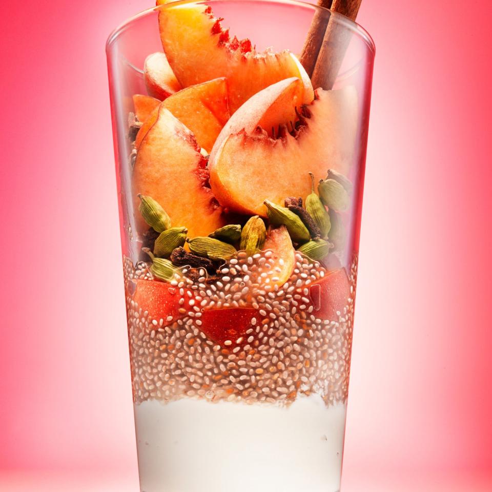 Peachy Chia Chai Smoothie