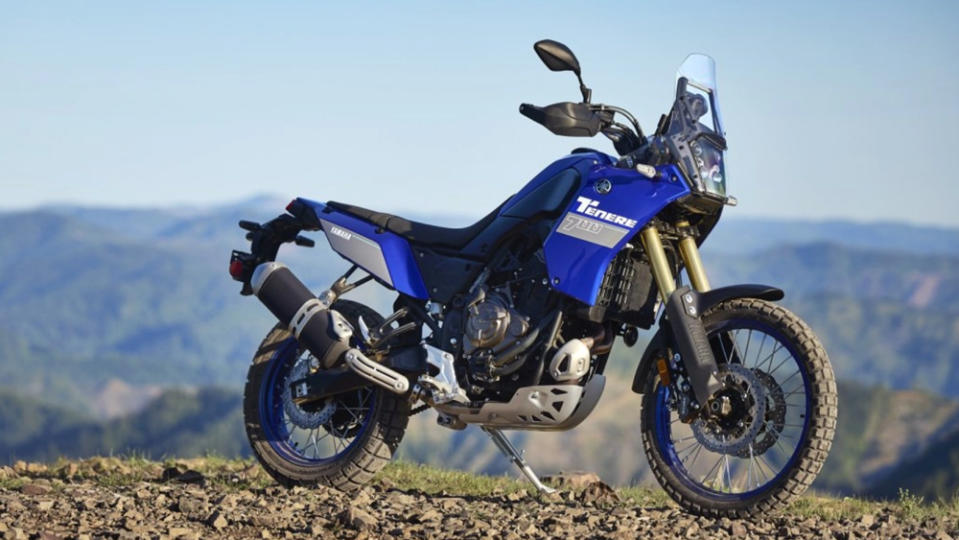 The 2024 Yamaha Ténéré 700 adventure bike.