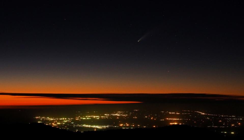 Comet NEOWISE from Mt. Pinos