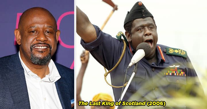 Forest Whitaker stayed in character even off set while playing Ugandan dictator Idi Amin in The Last King of Scotland — it was so intense that his family stopped speaking to him.