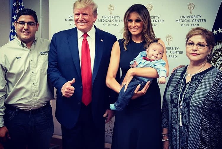 Foto: Melania Trump vía Instagram