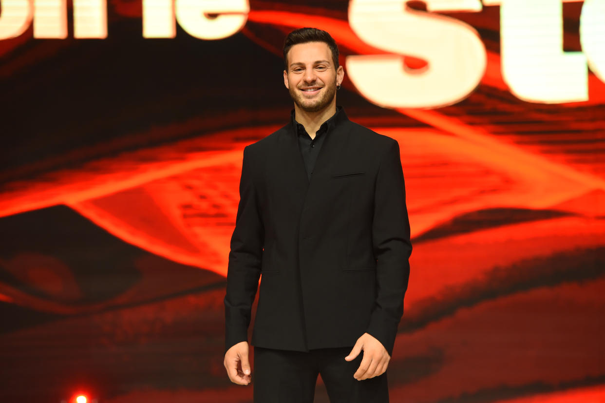 Italian dancer Vito Coppola during the photocall of the television broadcast Dancing with the stars at Rai Foro Italico Auditorium. Rome (Italy), October 14th, 2021 (Photo by Massimo Insabato/Archivio Massimo Insabato/Mondadori Portfolio via Getty Images)