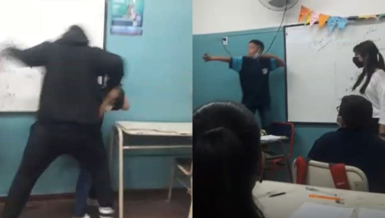 Violenta pelea entre dos alumnos de una escuela de Río Segundo, Córdoba.