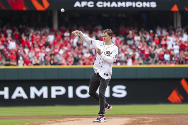 Best reactions, images from Burrow, Chase, Higgins at Reds Opening Day