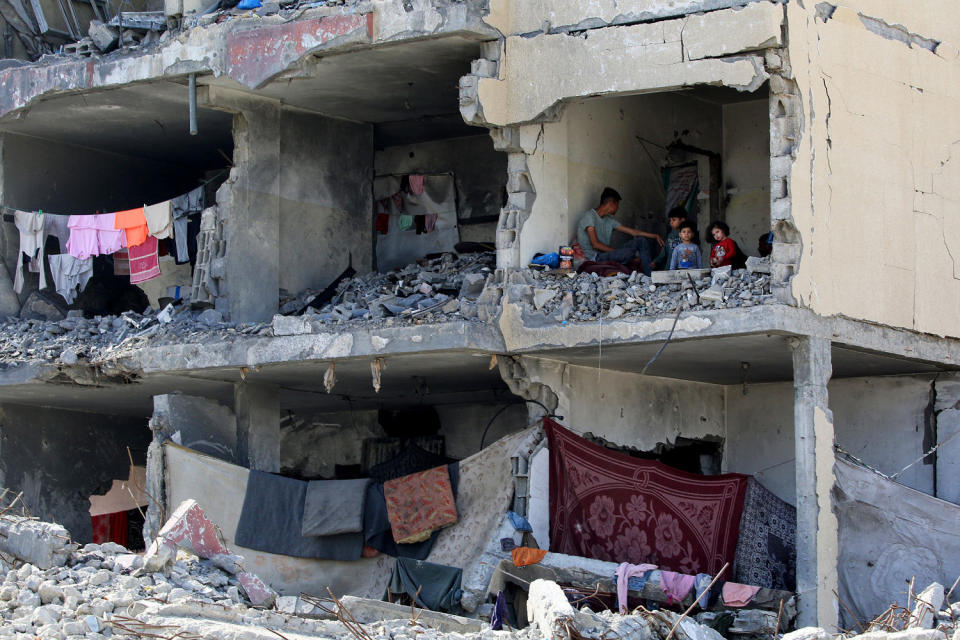 Heavy fighting has raged around Gaza's far southern city near the border with Egypt, the last part of Gaza to face a ground invasion. (Eyad Baba / AFP - Getty Images)