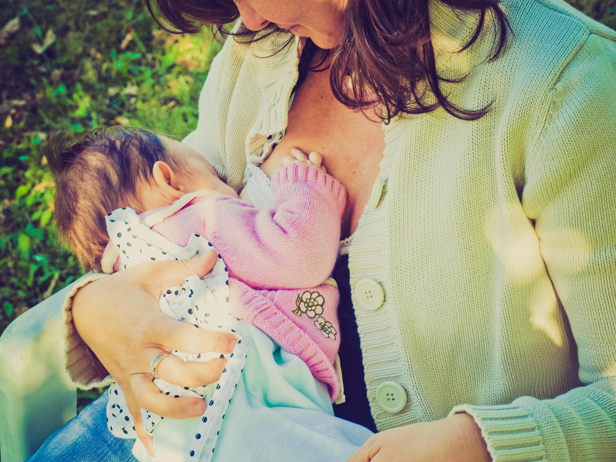 Women are being shamed for breastfeeding in public [Photo: Getty]