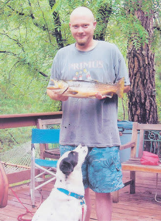 Timothy Smith, son of Nancy Culver, is pictured in this undated handout photo obtained by Reuters October 25, 2016. Culver donated her son's body to Biological Resource Center two days after he died in 2012. She recently learned that part of his body was used in military experiments, against her wishes. Jennifer Caines/Handout via REUTERS