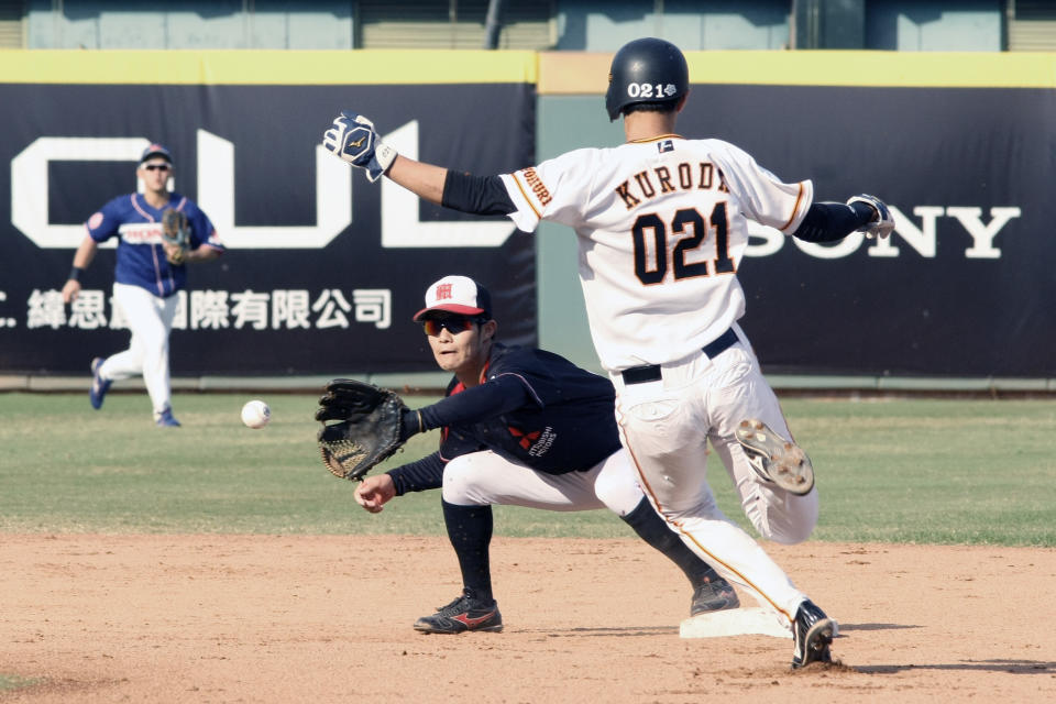 黑田響生（背號021)被譽為是未來坂本勇人接班人。（圖／中職提供）