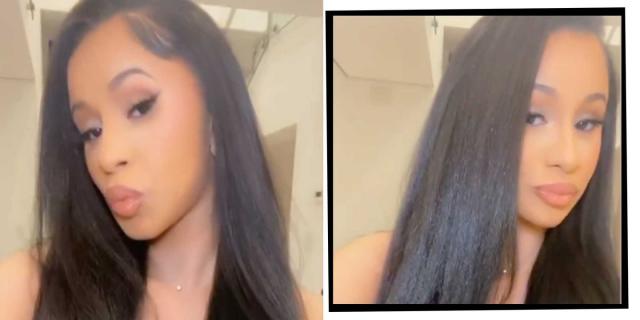 Cardi B's Latest Printed Hair Is Truly Next Level