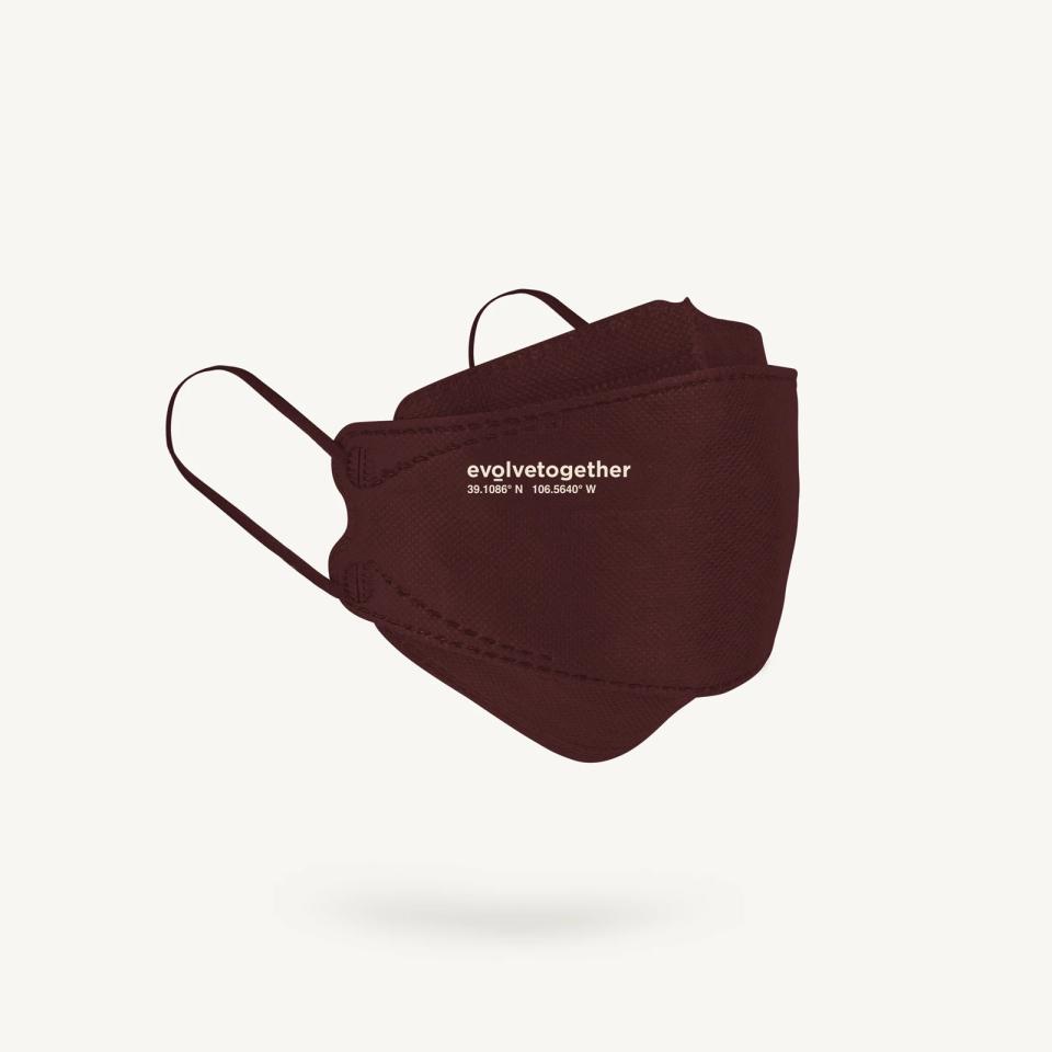 Evolvetogether KN95 Aspen Burgundy Face Mask