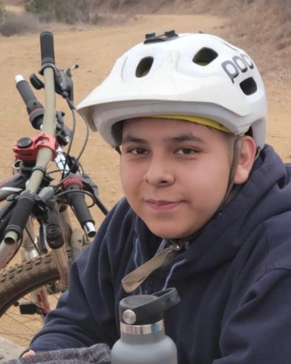 Andres Hernandez, 16, shown wearing mountain biking gear on Sept. 26. He was killed by a hit-and-run driver three days later while riding his bike home from church in Oxnard. The driver was sentenced Tuesday to a total of nine years in prison.