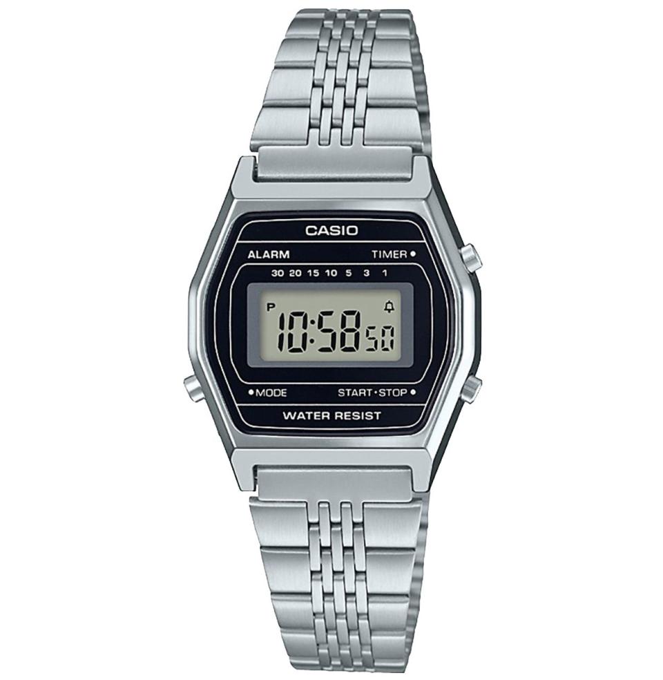 <p><a class="link " href="https://www.urbanoutfitters.com/en-gb/shop/casio-la690wea-1ef-classic-silver-watch?category=SHOPBYBRAND&color=007&type=REGULAR&size=ONE+SIZE&quantity=1" rel="nofollow noopener" target="_blank" data-ylk="slk:SHOP;elm:context_link;itc:0;sec:content-canvas">SHOP</a></p><p>Or you could opt for a cheap-as-triple-cooked-chips classic in the form of this Casio.</p><p>£33, Urban Outfitters</p>