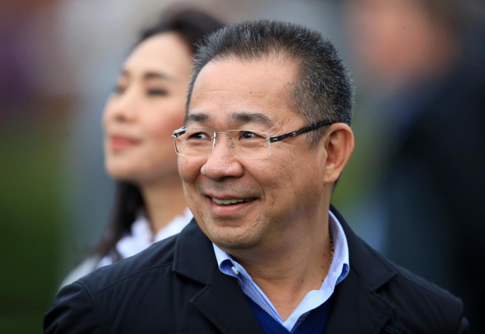 Leicester City chairman Vichai Srivaddhanaprabha, who tragically died in the crash, had owned The Foxes since 2010. (PA)