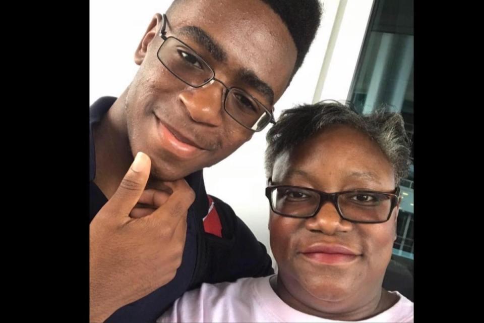 Dr. Susan Moore and her 19-year-old son, Henry Muhammed. / Credit: GoFundMe